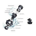 Toby's Camping Water Container with Spigot 3.2 Gallon Water Jug Large Water Storage Containers Truly No Leakage Water Tank BPA Free Portable Emergency Can for Car Driving Camping Hiking - Image 4