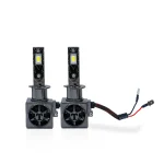 Toby's New S85 PRO 2024 Upgraded H1 170W Tested LED Headlight Bulbs,17000LM/pair Super Bright, Headlights Conversion Kit 6500K Xenon White, Halogen Replacement with Fan ,Pack of 2 - Image 2