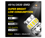T10 F2 13 SMD-W Aluminium  Error Free Signal Licence Plate Light - Image 5