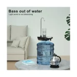 Water Dispenser Pump Rechargeable Electric Drinking Water Dispenser Portable Automatic Pump, Black - Image 6