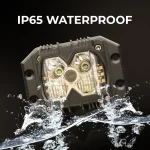 TBS DESIGN New Launched 4" 50W/Set Power Work Light Mini Auxiliary Headlight for Car Truck Motorcycle (White) - Image 4