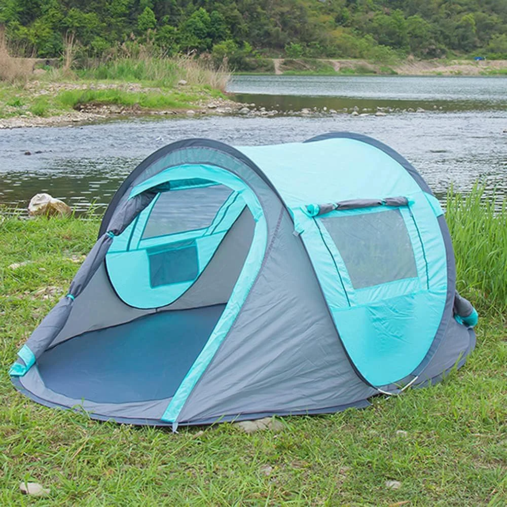 1 Toby's New Camping Instant Tent, Pop Up Tent Water Resistant Dome,Easy Setup for Camping Hiking and Outdoor Portable Tent with Carry Bag for 4 Seasons (Automatic Tent-250 * 145 * 100) - Image 1