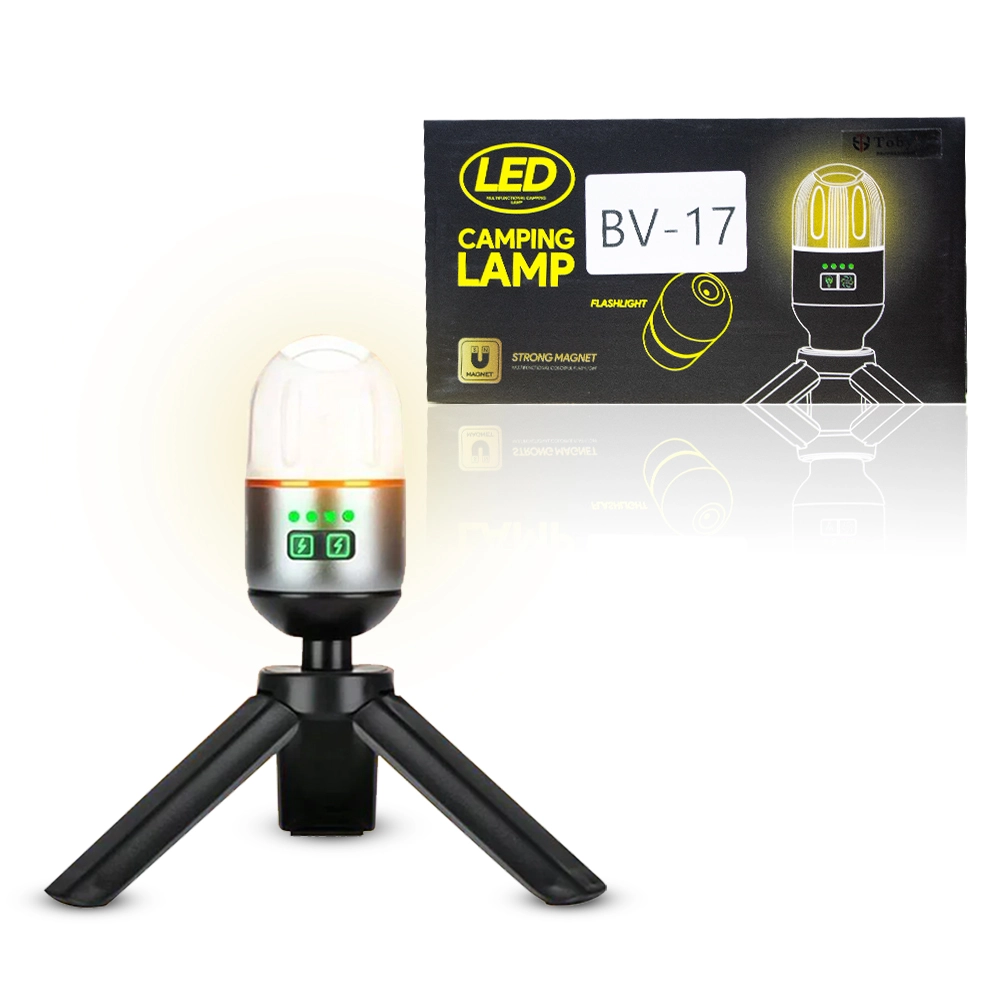 1-24-3.webp Toby's Portable Camping Tent Lamp Flashlight 400mAh 9 Light Modes for Outdoor Hiking - Image 1