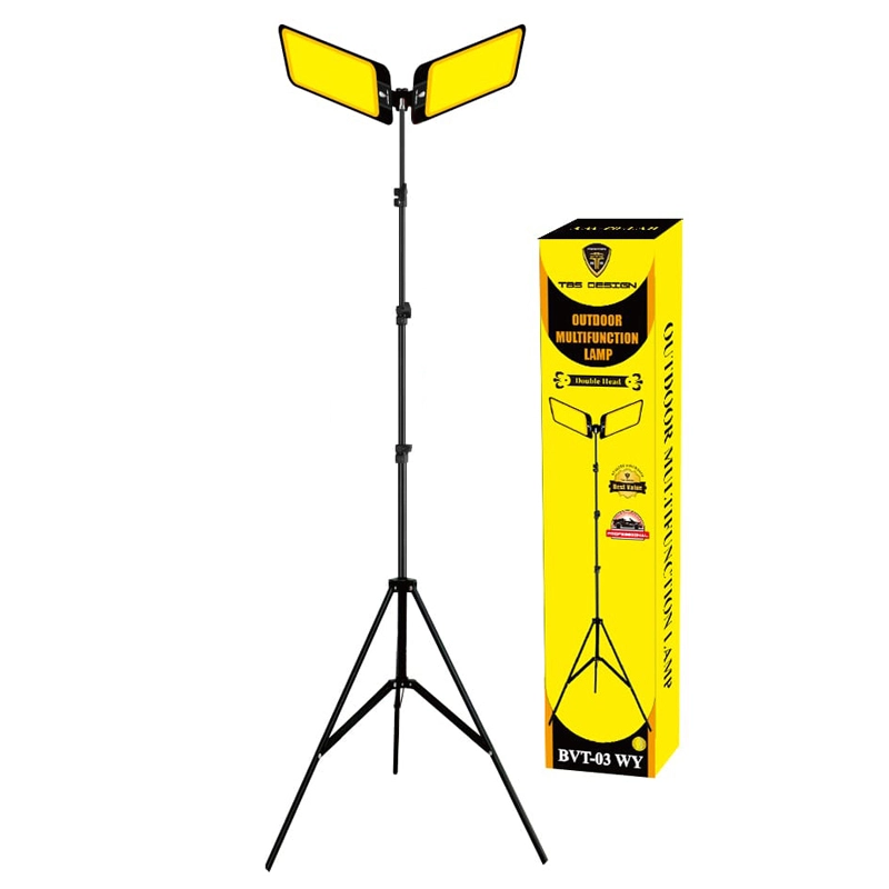 1-7-1.webp Camping Light BVT 03 WY Double Plate Lamps With Dual Color Option White And Yellow Extreme Bright Light Latest Model Sanara - Image 1