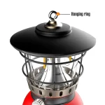 Toby's CPL-T06 Portable Camping USB Charging Lamp Tent Outdoor Lamp | Rechargeable Emergency Light LED Carrying Light, Lantern Rainproof Shield Ultralight Lamp, Rechargeable Camping Lantern Light (Red) - Image 10