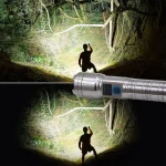 Toby?s TORCH-85 High Lumen Tactical Flashlight with LED Light Power Display Screen USB-C Charging and Rugged Metallic Body - Image 3