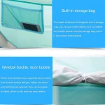 Toby's New Camping Instant Tent, Pop Up Tent Water Resistant Dome,Easy Setup for Camping Hiking and Outdoor Portable Tent with Carry Bag for 4 Seasons (Automatic Tent-250 * 145 * 100) - Image 4