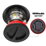 Toby's CPL-T06 Portable Camping USB Charging Lamp Tent Outdoor Lamp | Rechargeable Emergency Light LED Carrying Light, Lantern Rainproof Shield Ultralight Lamp, Rechargeable Camping Lantern Light (Red) - Image 4