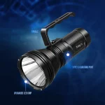 Toby's TORCH-120 High Power 50W Flashlight with 760M Range 5000LM Brightness USB Rechargeable Waterproof Emergency SOS and Handle Grip - Image 4