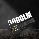 Toby's High-Power Multifunction Flashlight with 6*T6 Bulbs and COB Side Lights ? Rechargeable Waterproof and Ultra-Bright for Outdoor Use - Image 3