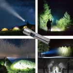 Toby?s TORCH-85 High Lumen Tactical Flashlight with LED Light Power Display Screen USB-C Charging and Rugged Metallic Body - Image 6