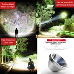 Tobys Headlamp 01  4Modes 8*XPG LED Headlamp USB Rechargeable Long Shoot Camping Head Light - Image 9