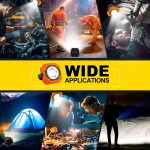 TBS DESIGN BV-12 Portable Solar LED Work Light Hanging Hook 3 Lighting Modes Rechargeable Magnetic Work Light Waterproof - Image 8