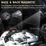 Toby's CPL-T08 1200 Lumens Rechargeable Work Light, Magnetic Work Lights LED Portable EDC Flashlight with Proximity Sensor for Car Repairing/Garage/Emergency/Camping - Image 8