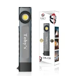 Toby's CPL T35 Rechargeable Work Light 750 Lumens 1500 mAh Battery Power Ultra-Thin Spot & Flood Flashlight