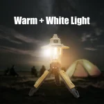 Toby's CPL T38 Rechargeable Work Light 2800 mAh Battery Power 3 Light Modes, Tripod Stand With Hanging Hook - Image 2