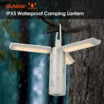 Toby's New Camping Lantern 3500mAh Rechargable , 750 Lumens Hanging Camping Lights Portable Collapsible Camp Lamp 3 Light Modes Waterproof Led Lantern Flashlight for Tents Hiking Camping Emergency Power Cut - Image 5