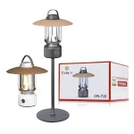 Toby's New Launched CPL-T15 Camping Lantern 3 Lighting Modes Multiple Power Supply Options (Grey)
