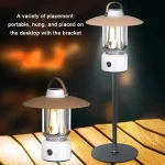 Toby's New Launched CPL-T15 Camping Lantern 3 Lighting Modes Multiple Power Supply Options (Grey) - Image 2