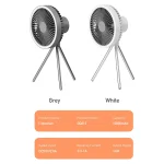 Toby's New CPL-T16 Tripod Fan 3in1 with Light for Outdoor Camping (Grey) - Image 4