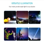 Toby's LED Tactical Flashlight 1000 Lumens Electric Torch Ultra-Bright Handheld Travel Flashlight Rechargeable Waterproof Zoomable 4 Modes for Outdoor, Camping, Biking, Hiking, Emergency - Image 6