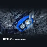 Tobys Headlamp 07 Head-Mounted COB Headlight USB Rechargeable LED Floodlight for Outdoor Camping - Image 9