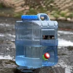 Toby’s 15L Pure Water Bucket Food Grade HDPE Camping & Household Water Storage Container with Tap And Handle - Image 2