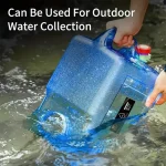 Tobys 22L Pure Water Bucket Large Capacity Food Grade HDPE Water Storage Container with Tap And Handle for Camping, Travel And Household Use - Image 5