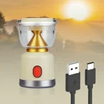 Toby's CPL-T40 Portable Camping Lantern 2400mAh Rechargeable LED Light, 250 Lumens, 5 Modes, Magnetic Base & Hanging Ring (62H Runtime) - Image 3