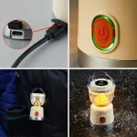 Toby's CPL-T40 Portable Camping Lantern 2400mAh Rechargeable LED Light, 250 Lumens, 5 Modes, Magnetic Base & Hanging Ring (62H Runtime) - Image 9