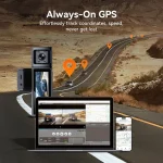 Toby’s K1000 3CHs 4K Mini Dashcam Triple Camera Front, Inside, Rear, 3.2” IPS Screen, WiFi, G-Sensor, Loop Recording, Parking Assist & 256GB Support - Image 5