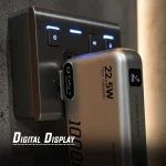 Toby&rsquo;s PB-01 10000mAh Power Bank 22.5W Fast Charging 3 in 1 AC Charger with Built-in Lightning & Type-C Cables, USB-A & Type-C Outputs - Image 5