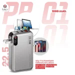 Toby&rsquo;s PB-01 10000mAh Power Bank 22.5W Fast Charging 3 in 1 AC Charger with Built-in Lightning & Type-C Cables, USB-A & Type-C Outputs - Image 9